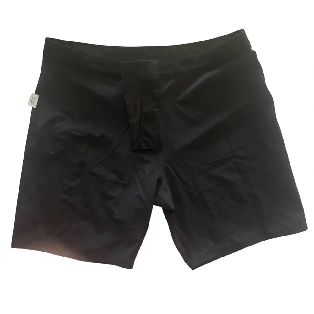 Vuori Infinity Boardshorts Black Vintage Ocean Print Black Gray Size 34 NWOT - Picture 4 of 12